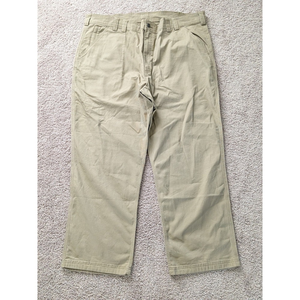 Duluth Flex Fire Hose Relaxed Fit Foreman Pants Desert Khaki Men's 44x30